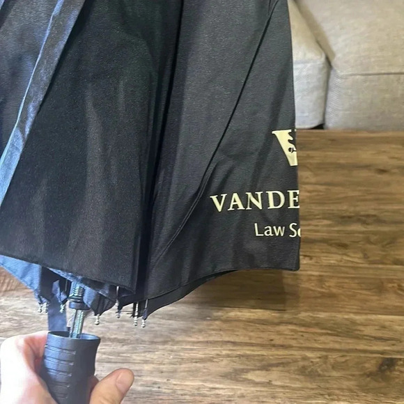 Vanderbilt University Law School of Nashville TN College Black 40” Umbrella - Picture 5 of 17